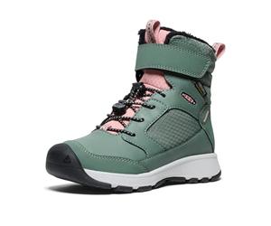 KEEN Unisex Kid's Skua Winter Waterproof Snow Boots, Dark Forest Rose Elegance, 6 UK