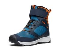 KEEN Unisex Kid's Skua Winter Waterproof Snow Boots, Sky Captain Gold Flame, 38 EU