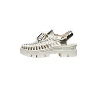 Keen Unisex Uneek Plt Tassell Champagne Gold/star Taglia: 38.5 | Infradito Outlet | Unisex | Bianco