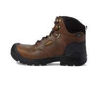 KEEN Utility Men's Independence 6” Composite Toe Waterproof Work Boots, Dark Earth/Black, 11 Wide