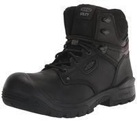 KEEN Utility Men's Independence 6” Soft Toe Waterproof Work Boots, Black/Black, 10.5 Wide