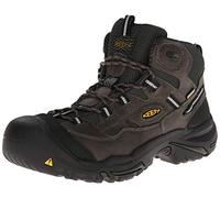 KEEN Utility Scarpa da uomo con punta centrale in acciaio Braddock, Gargoyle / Forest, 7 EE US