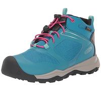 Keen Wanduro Mid - Scarponcini da Trekking Impermeabili Unisex per, Blu Fiordo Viola Fucsia, 3 UK