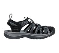 KEEN Whisper, Sandali, Donna, Nero (Black/Steel Grey), 42 EU
