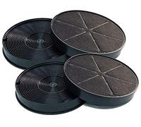 Keenberk Filtre à carbon actif pour Miele DKF14 06532971 - Filtre de remplacement à charbon actif pour hotte DA 186/1867-4 pièces