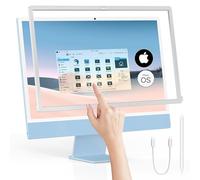 Keenhot Aggiornamento Magic Trackpad Touchscreen Frame per iMac 24" 2021/2023/2024, Touchpad con penna stilo per iMac M1/M3/M4, cornice dello schermo touch pad USB C Charing per iMac 24 pollici Retina