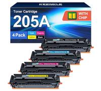 205A Sostituzione Compatibili per HP 205A CF530A CF531A CF532A CF533A Cartucce di Toner per Color LaserJet Pro MFP M181fw M180n M180nw M180fw M181n M154a M154nw (Nero Ciano Magenta Giallo, 4-Pack)