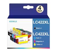 KEENKLE LC422XLVAL Cartucce d'inchiostro compatibili per Brother LC422 LC-422XLVAL per Brother MFC-J5340DW MFC-J5345DW MFC-J5740DW MFC-J6540DW MFC-J6940DW