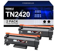 KEENKLE TN2420 Compatibili per Brother TN-2420 TN2410 TN-2410 per Toner Brother MFC L2710DW MFC-L2710DN MFC-L2730DW MFC-L2750DW HL-L2350DW DCP-L2530DW HL-L2310D HL-L2375DW DCP-L2510D (Nero, 2-Pack)