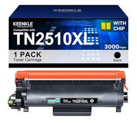 KEENKLE TN2510 TN2510XL Toner Compatibili per Brother TN2510 TN-2510 XL per MFC-L2827DW MFC-L2800DW HL-L2400DWE MFC-L2835DW MFC-L2860DWE HL-L2445DW DCP-L2665DW DCP-L2620DW DCP-L2660DW (Nero, 1-Pack)