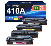 KEENKLE Toner 410A compatibile con HP 410X CF410A CF410X Multipack per HP MFP m477fdw Toner Color Laserjet Pro MFP M477fdw M477fdn M452nw M377dw M452dn M452dw M477nw M47dw M47dw (4 Pack)