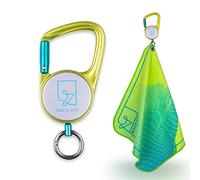 Keenon Sports asciugamano in microfibra con moschettone a rullo, mini asciugamano, asciugamano piccolo in microfibra, asciugamano per lo sport, panno per il sudore, accessorio per escursioni