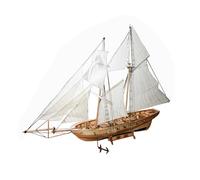 Keenso 1:130 FAI DA TE Barca A Vela Kit FAI DA TE Hobby Nave In Legno Scienza Attrezzature Modello di Montaggio Barca Kit per Adolescenti Adulti