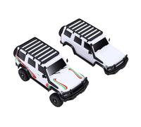 Keenso 1:43 Camion Telecomandato RC Crawler 4WD, con Luci a LED e Assorbimento degli Urti per Fuoristrada Interno Ed Esterno