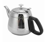 Keenso 1,5 L TEA CAFFERE PAORE Çayware, Caldaia in Acciaio Inossidabile per Uso Domestico Facile da (1.5L con filtro)