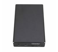 Keenso 10 GBIT / S Velocità di Trasmissione Doppio Disco Rigido a Doppia Baia per SSD HDD da 2,5 Pollici, Chapion in modalità Array per Memoria con Grande capacità, Lega di Alluminio
