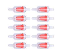 Keenso 10 Pezzi Valvola di Controllo 4 Mm PP Pompa Ad Aria Aquarium 1 SL di Arresto dell'Acqua Slogan per Pesce - Forte Pressione, Materiale PP Eccellente per Gli Acquari per (#1)
