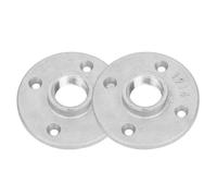 Keenso 10pcs DN20 4 Fori Flangia -Hardware -Hardware Strumento 3/4 Filetto a Vite Britannico per Progetti Sanitari Ad Alta Pressione
