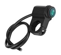Keenso 12V Interruttore manubrio impermeabile per moto Interruttore faretto 22mm Interruttore on/off universale per manubrio