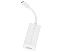 Keenso 2/1 per il Convertitore di Tipo -C con PTC, Adattatore USB C per Console di Gioco con Switch, Convertitore di Dispositivi Compatti per L'uso di OnThego (WHITE)