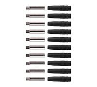 Keenso 2 Mm Banana Stumper con Buoni 10pc per Dispositivi di Prova, Ideale per Ingegneri Elettrici (BLACK)