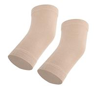 Keenso 2 Pezzi Compressione Ginocchio Manica Ultrasottile Cotone Senza Cuciture Supporto per Ginocchio per Alleviare Il Dolore