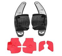 Keenso 2 pz Volante Paddle, Car Blade Shifter Extension Switch Paddle(Silver)