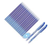 Keenso 23 Pezzi Penna Eliminabile Impostato Senza Intoppi per gli Alunni Office Hospital 0,5 Mm Blu Rieming