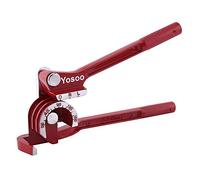 Keenso 3 in 1 180 gradi 1/10,2 cm 5/40,6 cm 3/20,3 cm in lega di alluminio tubo Bender Heavy Duty Piegatrice Strumenti per carrozzeria