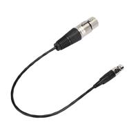 Keenso 3pin Xlr da Femmina a Mini Xlr Cavo di Adattatore Femminile, Filo di Rame Schermato per Telecamere e Telecamere SLR