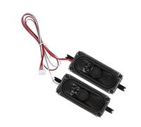 Keenso 4 Ohm unità Altoparlante TV 5W TV per Televisori LCD con un Grande Effetto Sonoro di Basso per Altoparlanti Sostitutivi, ABS Black 2PCS