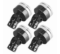 Keenso 4 Pezzi Forte Magnete RC Colonna per Guscio Auto, Supporto Magnetico per Montaggio su Montante per AXIAL SCX10 1/10 Modello di Auto RC(Nero)