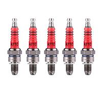 Keenso 5 candele con 3 elettrodi per scooter GY6 automobilistico interno ed esterno, Come mostrato nell'immagine, Standard