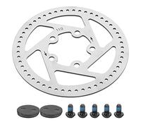 Keenso 5 Fori da 110 mm in Acciaio Inossidabile Scooter a Disco Freno Freno Accessori per Biciclette elettriche per M365, con 5 Viti