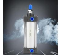 Keenso 63 -Mm Foro 100 Mm a Vite a Vite Pistone a Bordo Pneumatico Doppio Effetto per Prestazioni Silenziose
