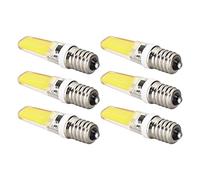 Keenso 6PCS E14 COB Lampadina Dimmerabile Illuminazione Efficiente per Lampadario Plafoniera Adatta per Home Office 2,4x0,6 Pollici (luce bianca)