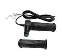 Keenso Acceleratore per Mini Bici, Impugnatura Dell'acceleratore a Rotazione Completa per Bici Elettrica Pulsante Autobloccante Controllo Regolare Dell'accelerazione per Mountain Bike (48V)