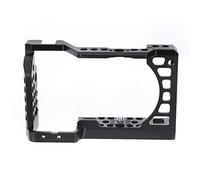 Keenso Accessorio Gabbia Video Fotocamera in Lega di Alluminio per A6000/A6100/A6300/A6400/A6500, Materiale Premium, Interfaccia Cold Shoes, Guarnizione Antiscivolo, Compatibile con Treppiede, per