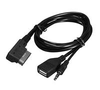 Keenso Adattatore cavo USB 3,5 mm Adattatore cavo AMI MMI o Music Cavo di ricarica