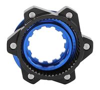 Keenso Adattatore Center Lock, Adattatore per rotore del Freno a Disco in Alluminio Ultraleggero per mozzi Center-Lock per rotori a 6 bulloni(Nero Blu)