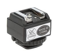 Keenso Adattatore Convertitore Flash Hot Shoe C N2 Supporto per Staffa Flash Piccolo per Fotocamera D, Plastica Resistente