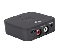 Keenso Adattatore Musicale 5.0 per di Altoparlanti per Computer, TV per Auto, Ricevitore NFC con Connessione per Riproduzione Musicale Simultanea, Tecnologia di Riduzione del Rumore, Materiale