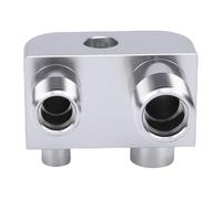 Keenso Adattatore per Compressore Connettore CA Adattatore per Compressore CA in Lega di Alluminio 90 Gradi M8x1,25 con 8 3 4 16 e 10 7 8 14 per L86 L82 L83 Conversione Motore Linee