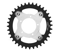 Keenso Adattatore per Corona 36T 104BCD, Adattatore per Corona Centrale per Motore BBS01 BBS02(Nero)