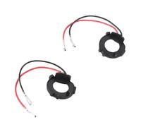 Keenso Adattatore per faro H7, 1 paio di supporti per adattatori per faro H7 in plastica per MK7