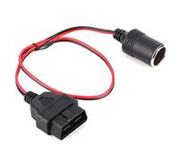 Keenso Adattatore più Leggero per Accendisigari per Auto Compatto con Materiale ABS di Alto Grado, compatibilità Universale, velocità di Ricarica più Rapide per OBD2 Accendi per Accendisigari Auto.