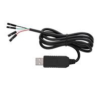 Keenso Adattatore USB to COM per Download, Lunghezza 1 Metro | Design durevole, facile da trasportare, cavi codificati a colori, ideale per progetti, ottimo per il download
