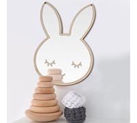Keenso Adesivo da Parete con Specchio Decorativo Acrilico per Camera dei Bambini, Stile Nordico, Resistente All'acqua, Adatto Alla Maggior Parte delle Superfici Piane, per Ufficio Domestico, Portico