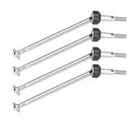 Keenso Albero Motore Anteriore CVD RC Antiruggine Lucido da per 1/10 RC Car Steel 4 Pezzi