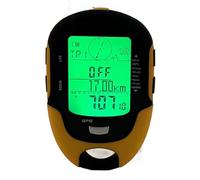 Keenso Altimetro elettronico GPS Esterno, FR510 ABS IPX4 Grado Impermeabile Navigatore Esterno Altimetro Temperatura Temperatura umidità Bussola Altimetro elettronico GPS